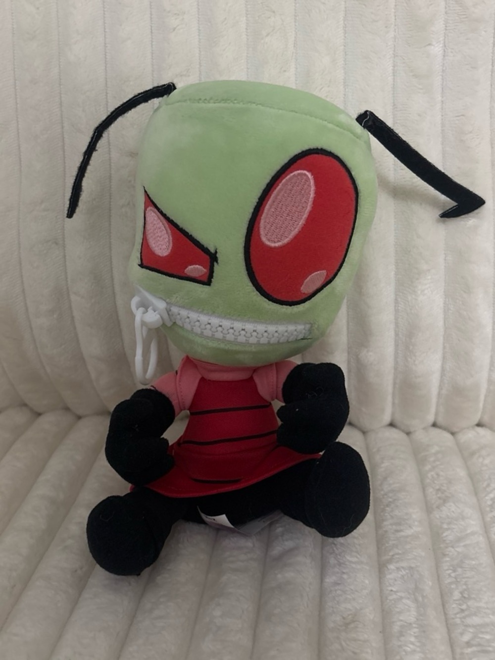 Rare invader zim zipper mouth plush